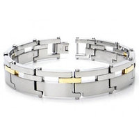 Dolan Bullock MELBOURNE Steel & 18K Gold Bracelet