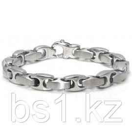 Stainless Steel Link Two-Tone Finish Men's Bracelet