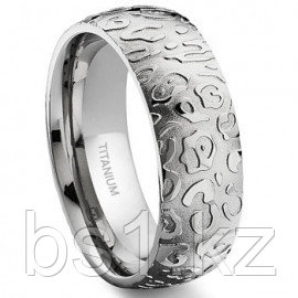 7 Degree JAGUAR SKIN Titanium Band Ring