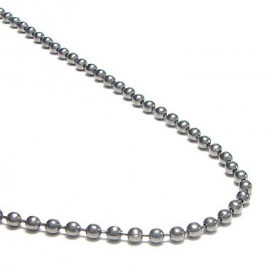 Titanium 3MM Bead Necklace Chain - фото 1 - id-p56509797