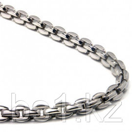 Titanium Men's 5MM Oval Link Necklace Chain - фото 1 - id-p56509802