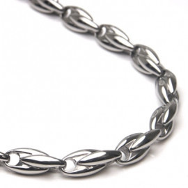 Titanium Men's 5MM Link Necklace Chain