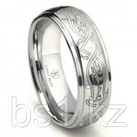 Cobalt XF Chrome 8MM Celtic Wedding Band Ring - фото 1 - id-p56509834