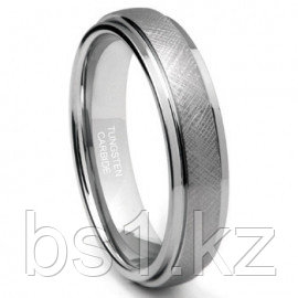 Tungsten Carbide 6MM Mesh Finish Wedding Band Ring