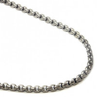 Titanium 4MM Box Link Necklace Chain