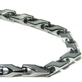Tungsten Carbide Men's Wheat Link Necklace Chain - фото 1 - id-p56513885