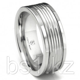 Cobalt XF Chrome 9MM Hammer Finish Wedding Band Ring