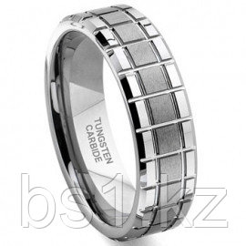 Tungsten Carbide Mechanic Design Wedding Band Ring