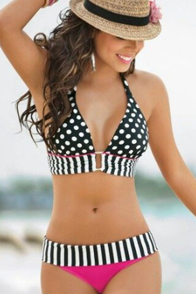 Sexy Women Summer Banded Halter Bikini - фото 1 - id-p56510456