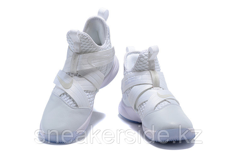 Кроссовки Nikе Lebron Zoom Soldier 12 (XII) "All White" (40-46) - фото 3 - id-p56549533