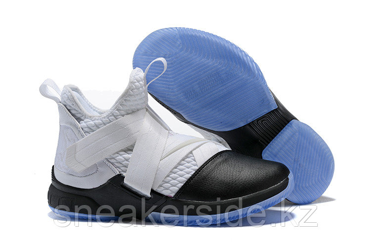 Кроссовки Nikе Lebron Zoom Soldier 12 (XII) "Grey/ Black" (40-46) - фото 1 - id-p56549542