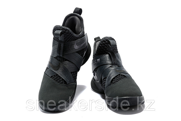 Кроссовки Nikе Lebron Zoom Soldier 12 (XII) "All Black" (40-46) - фото 4 - id-p56549554