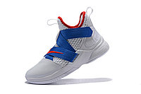 Кроссовки Nikе Lebron Zoom Soldier 12 (XII) "White/ Blue/ Red" (40-46), фото 3