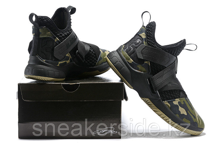 Кроссовки Nikе Lebron Zoom Soldier 12 (XII) "Black Camo" (40-46) - фото 6 - id-p56549601