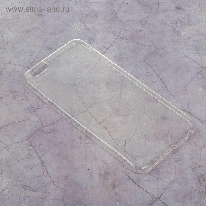 Силиконовый чехол для iPhone 6 plus, тонкий, прозрачный