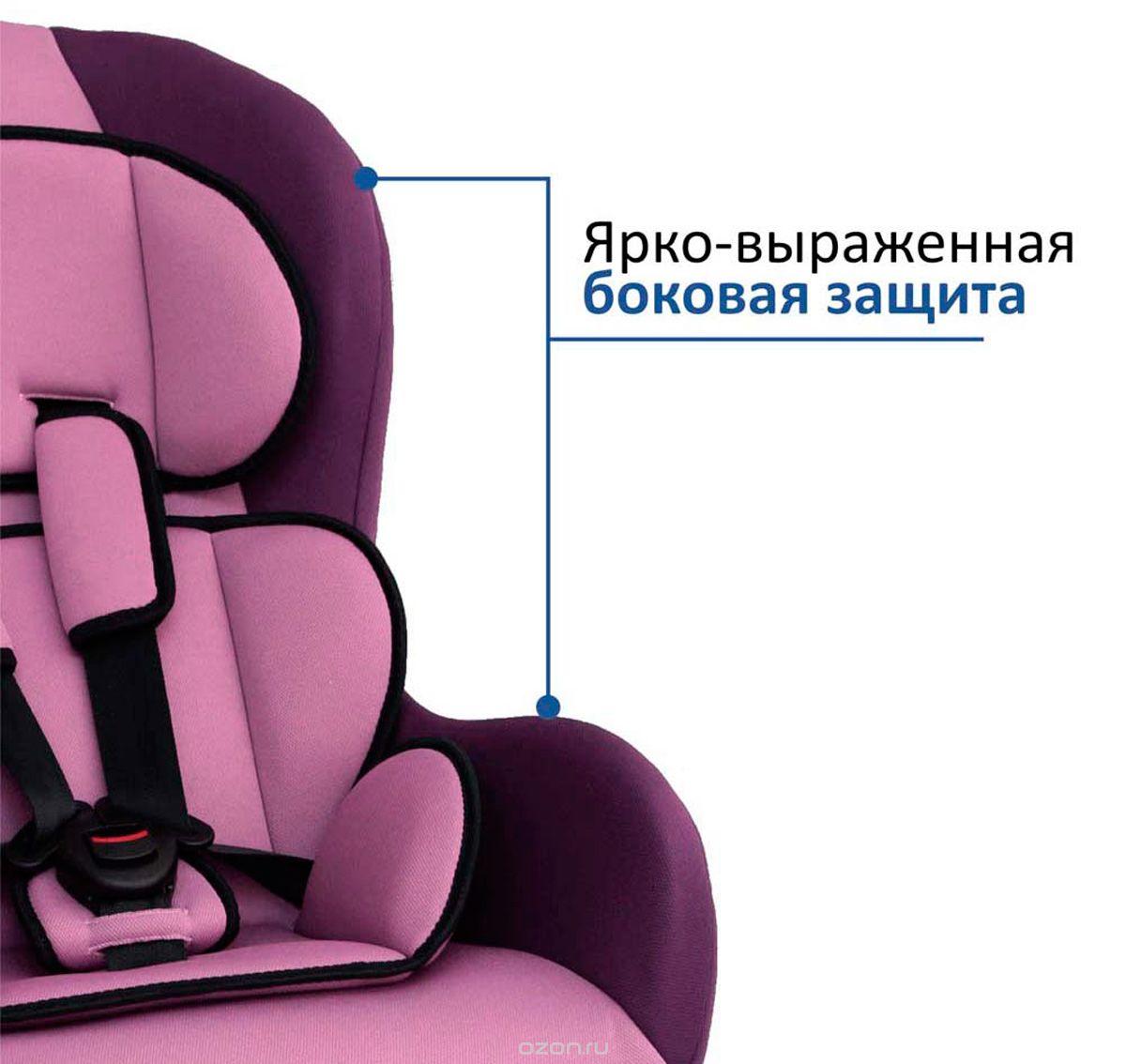 Детское автомобильное кресло SIGER "Наутилус ISOFIX" фиолетовый - 00 87907 - фото 2 - id-p56553534