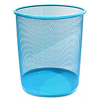 Корзина для бумаг h 34см d 30cм голубая