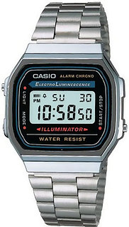 Casio A-168WA-1W қол сағаттары