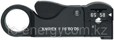 Инструмент для удаления изоляции с коаксиальных кабелей Knipex KN-166005SB