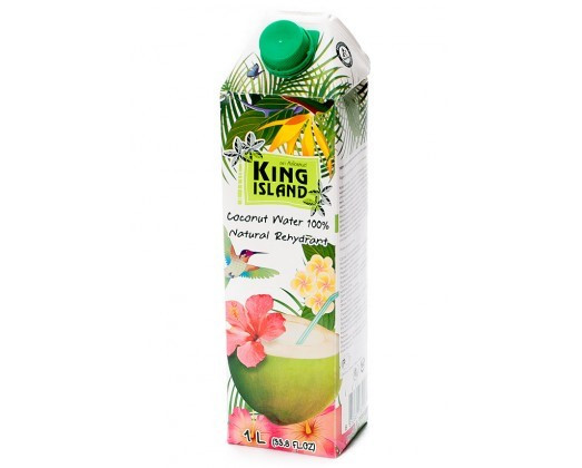 100% Кокосовая вода без сахара King Island 1л