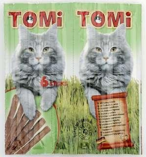  TOMI палочки - для кошек (с индюшатиной и молодой бараниной) 6шт. по 5 гр.