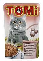 TOMI пауч - для кошек (телятина и индейка) 100 гр.