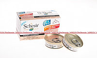 Schesir блок консервов для кошек (тунец с лососем) 6 шт. по 50 гр.