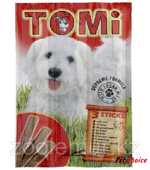 TOMI палочки - для собак (с говядиной) 