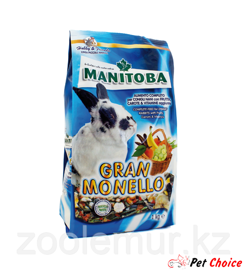 Manitoba Gran Monello питательный корм для кроликов 1 кг.