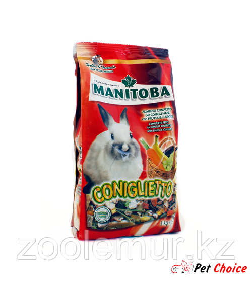 Manitoba Coniglietto корм с фруктами для кроликов 1 кг.