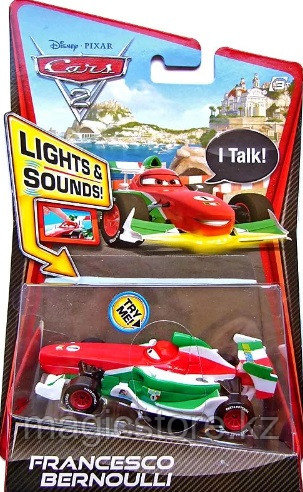 Cars 2 Mattel Francesco Bernoulli Lights and Sounds Тачки 2 Франческо - фото 2 - id-p51628043