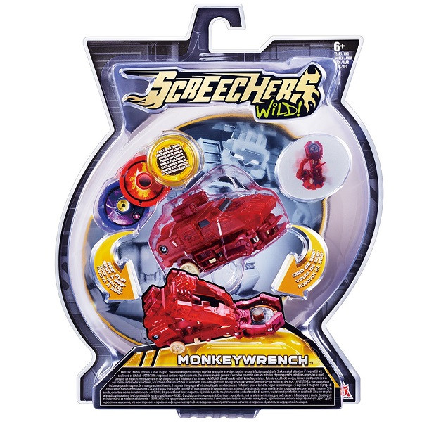 Дикие Скричеры 34825 Машинка-трансформер Monkeywrench Манкиренч Обезьяна л2 Screechers Wild