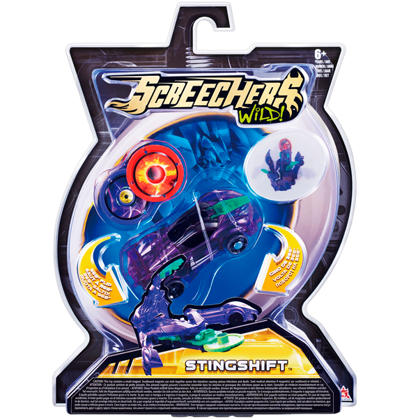 Дикие Скричеры 34819 Машинка-трансформер Stingshift Стингшифт Скорпион  л1  Screechers Wild