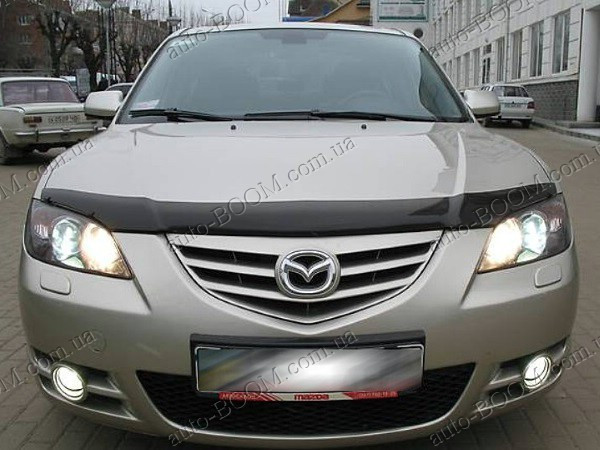 Дефлектор капота Mazda 3 2004-2008 хэтчбек