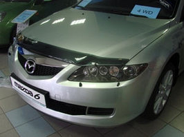 Дефлектор капота Mazda 6 2002-2007 хэтчбек