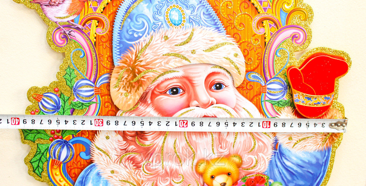 Гирлянда "С новым годом Дед мороз", картонная, 46 см - фото 3 - id-p56600182