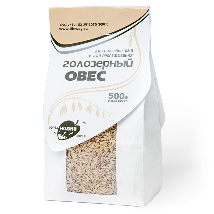 Овес голозерный 500 гр "Образ Жизни Алтая"