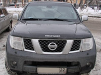 Мухобойка (дефлектор капота) Nissan Navara (D40) 2010-2014