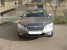 Мухобойка (дефлектор капота) Subaru Outback 2004-2009 (Carbon)