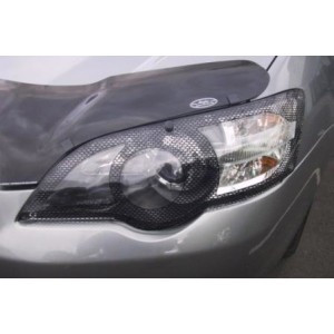 Защита фар Subaru Outback 2004-2006 карбон - фото 1 - id-p56644737