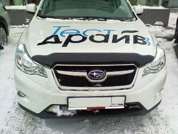 Мухобойка (дефлектор капота) Subaru XV 2012+