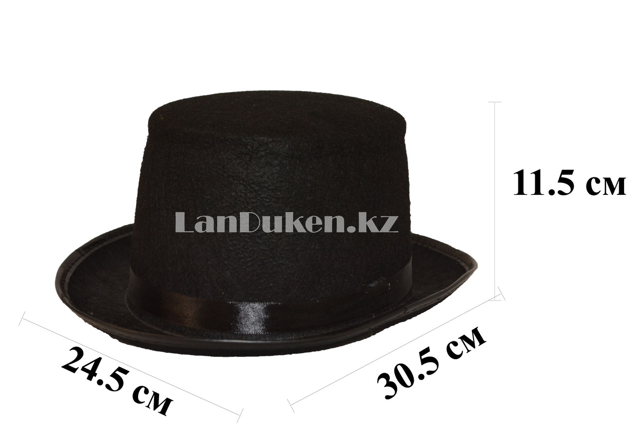 Фетровая шляпа цилиндр на вечеринку 11.5 см - фото 1 - id-p48850356