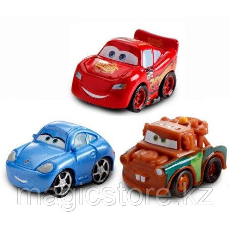 Cars Mattel Micro Drifters 3 Pack Тачки Набор трех машинок Микро Дрифтеры Y1126 - фото 2 - id-p51628059
