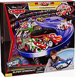Cars Mattel Micro Drifters Drifting Action Motorized Super Speedway Тачки Трек с машинкой, фото 2