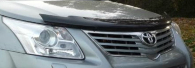 Мухобойка (дефлектор капота) EGR Toyota Avensis 2009+ с логотипом универсал