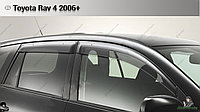 Оригинальные Ветровики (дефлекторы окон) Toyota RAV4 2006-2010 (Euro type)