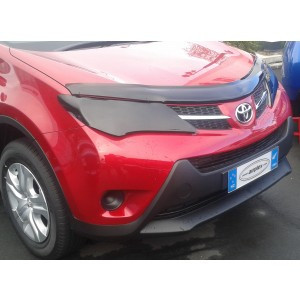 Мухобойка (дефлектор капота) Toyota RAV4 2015+ - фото 1 - id-p56657733