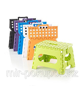 Пластиковый складной стульчик для взрослых Folding Step Stool (Фолдин стэп стул), Алматы