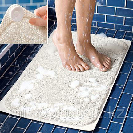 Распродажа! Впитывающий антискользящий коврик для ванны на присосках Aqua Rug