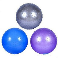 Фитбол массажный с шипами диаметром: 65, 70 и 75 см.